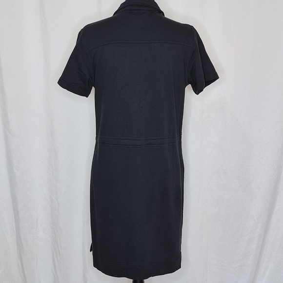 Jordan Taylor 100% Cotton Full Zip Cinch Waist Zip Pocket Coverup Dress - Size M - Picture 5 of 10